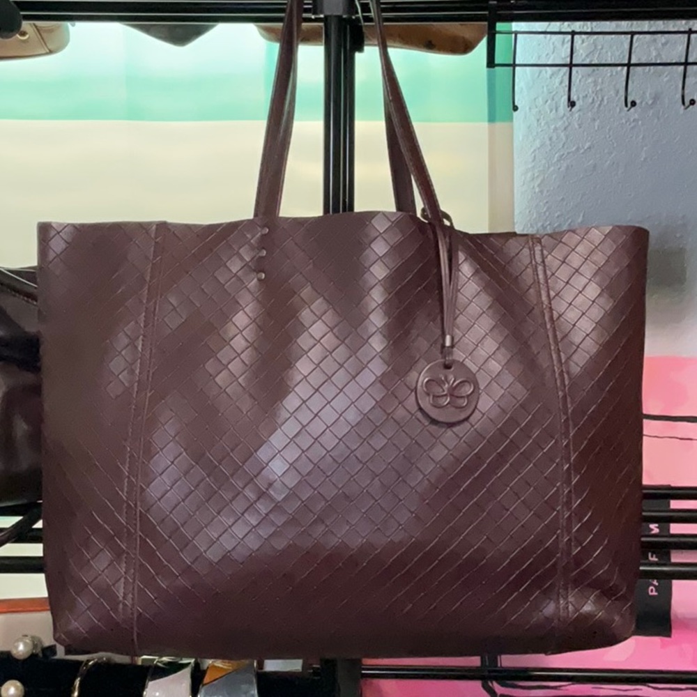 Bottega Veneta Intreccio mirage Brown Leather